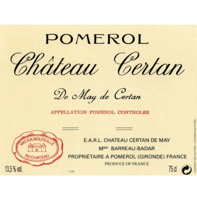 Certan de May 2022 (6x75cl)