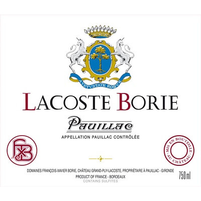Lacoste-Borie 2022 (9x75cl)