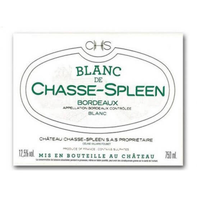 Blanc de Chasse-Spleen Blanc 2022 (6x75cl)