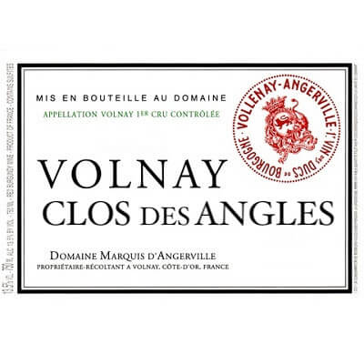 Marquis d'Angerville Volnay 1er Cru Clos des Angles 2022 (6x75cl)