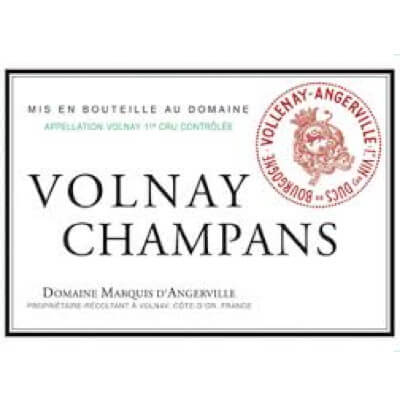 Marquis d'Angerville Volnay 1er Cru Champans 2022 (6x75cl)