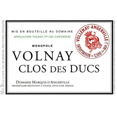Marquis d'Angerville Volnay 1er Cru Clos des Ducs 2022 (1x150cl)