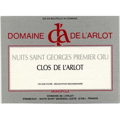 L'Arlot Nuits-Saint-Georges 1er Cru Clos l'Arlot 2022 (12x75cl)