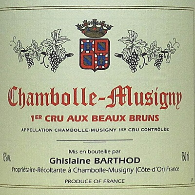 Ghislaine Barthod Chambolle-Musigny 1er Cru Aux Beaux Bruns 2022 (2x75cl)