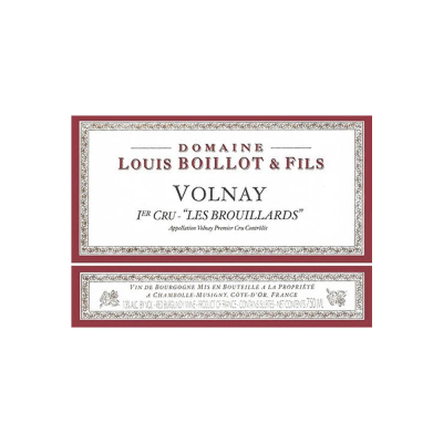 Louis Boillot Volnay 1er Cru Les Brouillards 2022 (1x75cl)