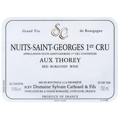 Sylvain Cathiard Nuits-Saint-Georges 1er Cru Aux Thorey 2022 (1x75cl)