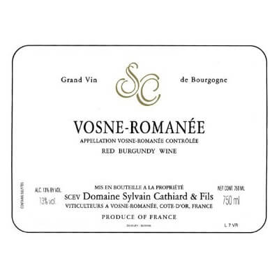 Sylvain Cathiard Vosne-Romanee 2022 (1x75cl)