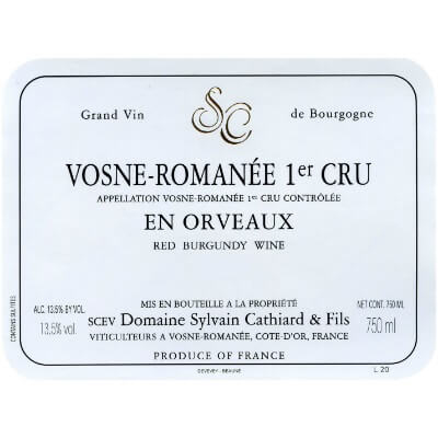 Sylvain Cathiard Vosne-Romanee 1er Cru En Orveaux 2022 (6x75cl)