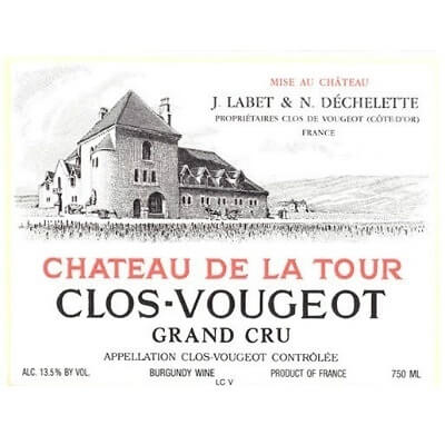 Chateau de la Tour Clos-Vougeot Grand Cru 2022 (6x75cl)