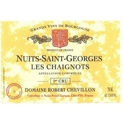 Robert Chevillon Nuits-Saint-Georges 1er Cru Les Chaignots 2022 (6x75cl)