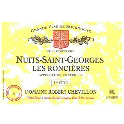 Robert Chevillon Nuits-Saint-Georges 1er Cru Les Roncieres 2022 (6x75cl)