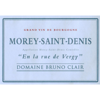 Bruno Clair Morey-Saint-Denis En la Rue de Vergy Rouge 2022 (6x75cl)