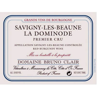 Bruno Clair Savigny-Les-Beaune 1er Cru La Dominode 2022 (1x75cl)