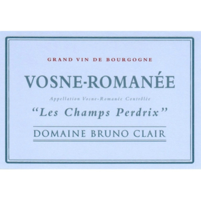 Bruno Clair Vosne Romanee Les Champs Perdrix 2022 (3x150cl)