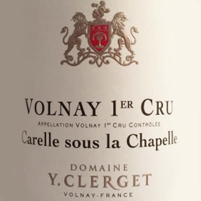 Y. Clerget Volnay 1er Cru Carelle Sous La Chapelle 2022 (6x75cl)