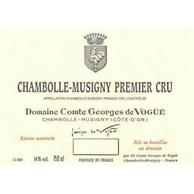Comte Georges de Vogue Chambolle-Musigny 1er Cru 2022 (12x75cl)