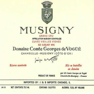 Comte Georges de Vogue Musigny Grand Cru VV 2022 (1x150cl)