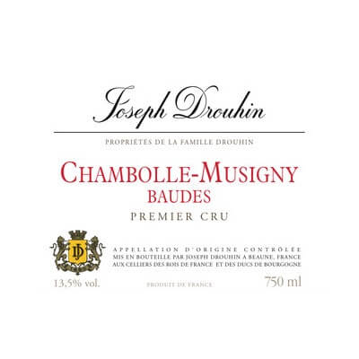 Joseph Drouhin Chambolle-Musigny 1er Cru Les Baudes 2022 (6x75cl)