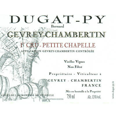 Dugat-Py Gevrey-Chambertin 1er Cru Petite Chapelle Vv 2020 (3x75cl)