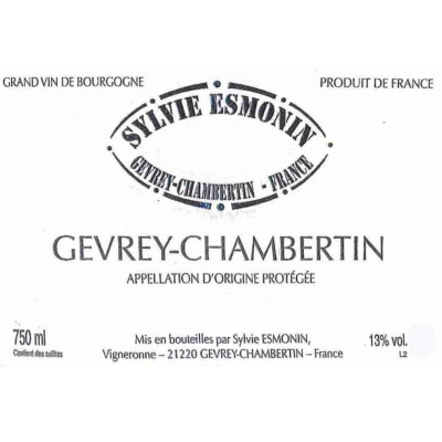 Sylvie Esmonin Gevrey-Chambertin 2022 (12x75cl)