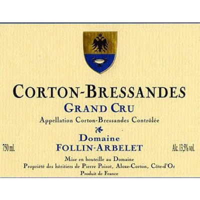 Follin-Arbelet Corton Les Bressandes Grand Cru 2020 (6x75cl)