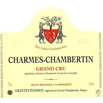 Geantet-Pansiot Charmes-Chambertin Grand Cru 2022 (12x75cl)