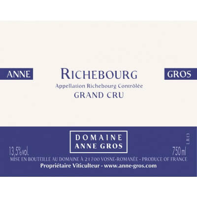 Anne Gros Richebourg Grand Cru 2022 (3x75cl)