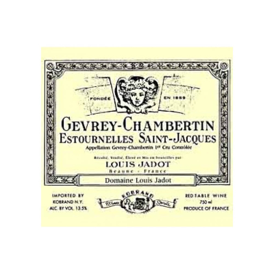 Louis Jadot Gevrey-Chambertin 1er Cru Estournelles Saint-Jacques 2022 (12x75cl)