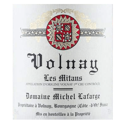 Michel Lafarge Volnay 1er Cru Les Mitans 2022 (6x75cl)