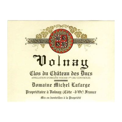 Michel Lafarge Volnay Vendanges Selectionnees 2020 (6x75cl)