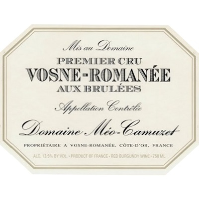 Meo-Camuzet Vosne-Romanee 1er Cru Aux Brulees 2018 (3x75cl)