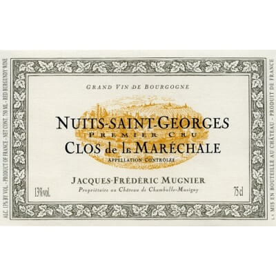 Jacques-Frederic Mugnier Nuits-Saint-Georges 1er Cru Clos de la Marechale 2022 (12x75cl)