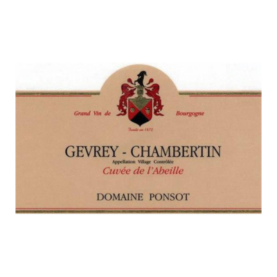 Ponsot Gevrey-Chambertin Cuvee de L'Abeille 2022 (6x75cl)