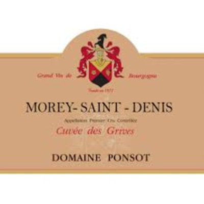 Ponsot Morey-Saint-Denis Cuvee des Grives 2022 (6x75cl)