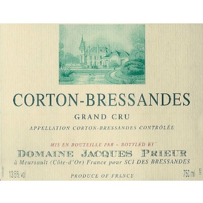 Jacques Prieur Corton-Bressandes Grand Cru 2022 (6x75cl)