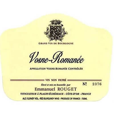 Emmanuel Rouget Vosne-Romanee 2022 (12x75cl)