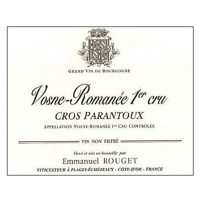 Emmanuel Rouget Vosne-Romanee 1er Cru Cros Parantoux 2022 (12x75cl)
