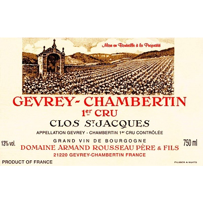 Armand Rousseau Gevrey-Chambertin 1er Cru Clos St-Jacques 2022 (1x75cl)