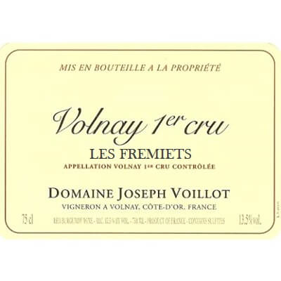 Joseph Voillot Volnay 1er Cru Les Fremiets 2022 (6x75cl)