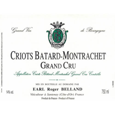 Roger Belland Criots-Batard-Montrachet Grand Cru 2022 (6x75cl)