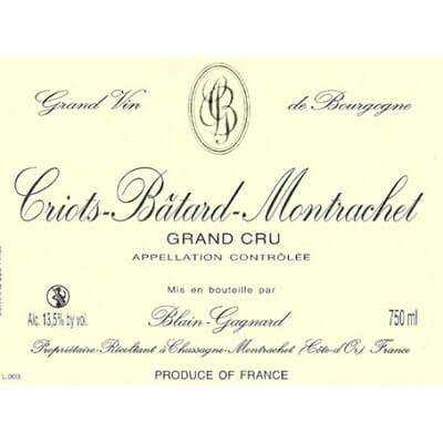 Jean-Marc Blain-Gagnard Criots-Batard-Montrachet Grand Cru 2022 (1x150cl)
