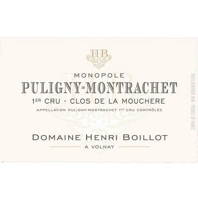 Henri Boillot Puligny-Montrachet 1er Cru Clos de la Mouchere 2022 (1x150cl)