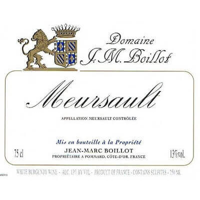 Jean-Marc Boillot Meursault 2022 (6x75cl)