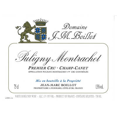 Jean-Marc Boillot Puligny-Montrachet 1er Cru Champ Canet 2023 (6x75cl)