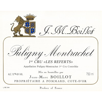 Jean-Marc Boillot Puligny-Montrachet 1er Cru Les Referts 2022 (3x150cl)