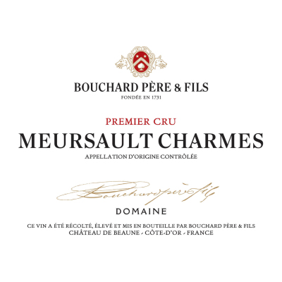 Bouchard Pere & Fils Meursault 1er Cru Les Charmes 2022 (6x75cl)