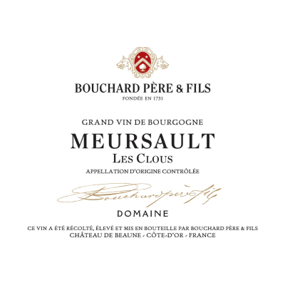 Bouchard Pere & Fils Meursault Les Clous 2022 (12x75cl)