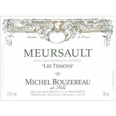 Michel Bouzereau Meursault Les Tessons 2022 (6x75cl)
