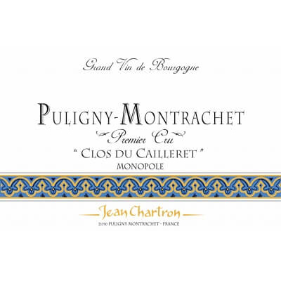 Jean Chartron Puligny-Montrachet 1er Cru Clos du Cailleret 2023 (6x75cl)