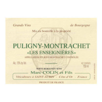 Marc Colin et Fils Puligny-Montrachet Enseigneres 2022 (1x75cl)